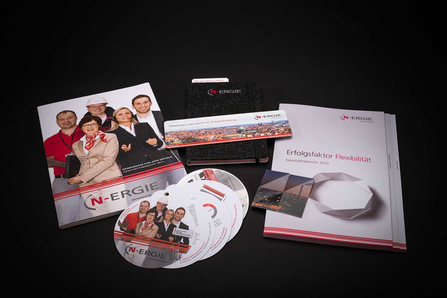 Für den Geschäftsbericht 2009 haben die eBoys uns die N-ERGIE illustriert